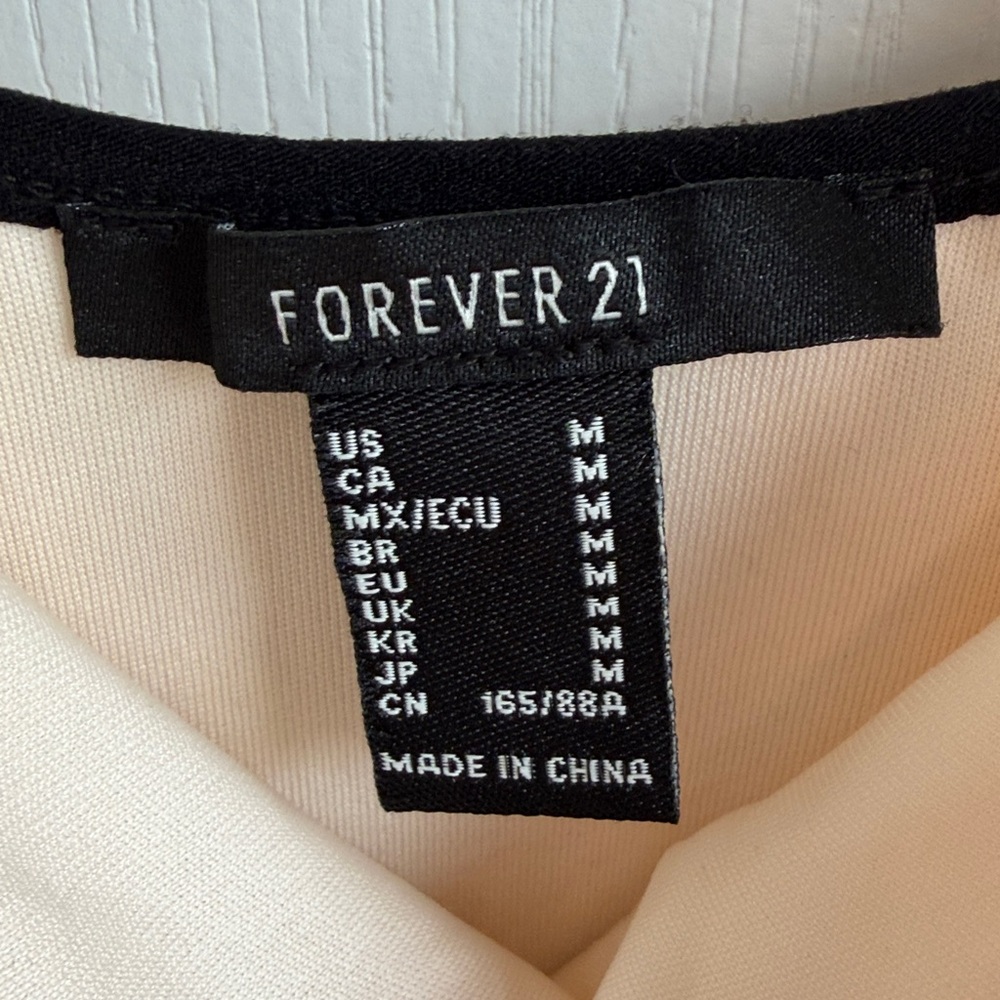 NWOT | Forever 21 Striped Organza Cami Maxi Dress Women's Size M Bow Embellished - Picture 8 of 9